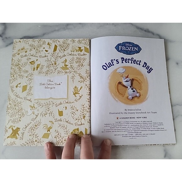 Olaf's Perfect Day (Disney Frozen) by Jessica Julius (2015, Picture Book) - Picture 2 of 10